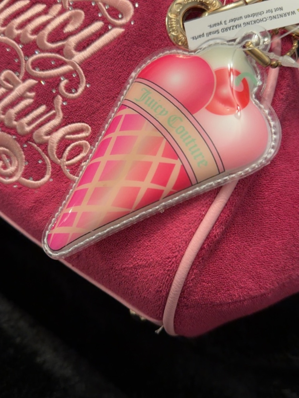 Juicy Couture Raspberry Tart Sugar Rush Satchel - Picture 2 of 3